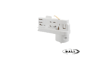 DALI 3-fase rail adapter | Wit