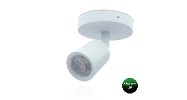 Plafondspot verstelbaar | 1x GU10 | Wit