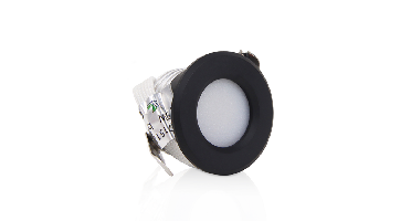 LED inbouwspot 1.5W zwart dimbaar | 99lm | 2700K warm wit IP44