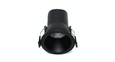 LED inbouwspot 6W zwart dimbaar | 435lm | 4000K neutraal wit IP44