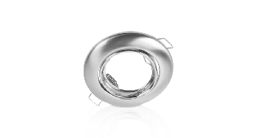 Inbouwspot armatuur vast | Ø50mm spots | Ø78mm zaagmaat | Zilver