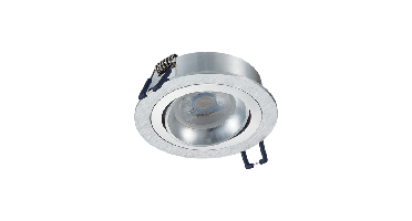 Inbouwspot armatuur kantelbaar | Ø50 mm spots | Ø80 mm zaagmaat | Zilver