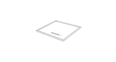 Inbouwframe led paneel | 60x60cm | Wit | Met veerklemmen