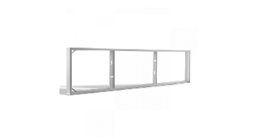Opbouwframe led paneel | 120x30cm | 55mm | Wit | Back- en side-lit