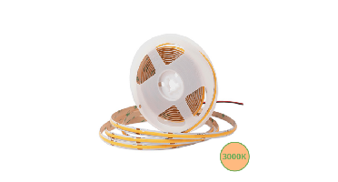 COB ledstrip 8mm | 3000K | 24V | 10W/m | 5M | vrij knipbaar | IP20