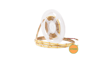 COB ledstrip 10mm | 2700K | 24V | 10W/m | 5M | vrij knipbaar | IP65