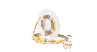 COB ledstrip 10mm | 4000K | 24V | 10W/m | 5M | vrij knipbaar | IP65
