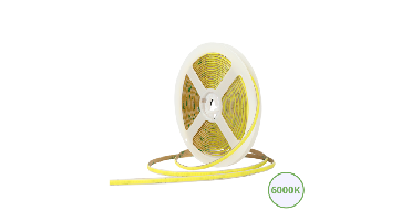 COB ledstrip 3mm | 6000K | 24V | 8W/m | 5M | 2cm knipbaar | IP20