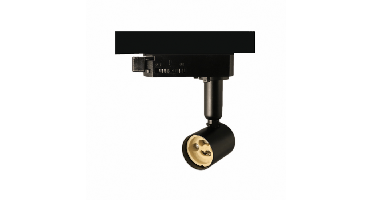 3-fase railarmatuur | GU10 fitting | Zwart