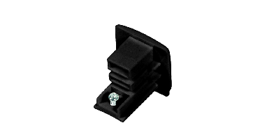 3-fase rail eindkap | Zwart