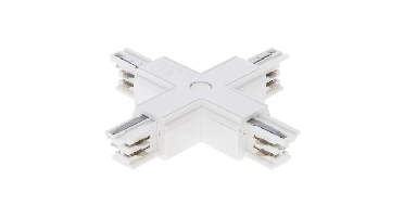 3-fase rail X-connector | Wit