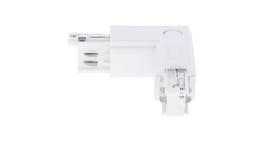 3-fase rail L-connector | Buitenhoek | Wit