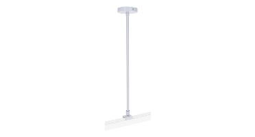 3-fase rail ophangsysteem draadstang 100 tot 200 cm | Wit | 2 stuks