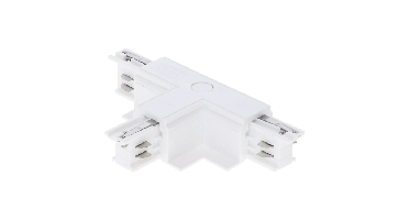 3-fase inbouwrail T-connector | Rechts-1 | Wit
