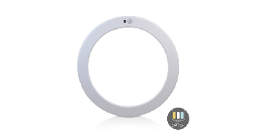 Led downlight in/opbouw | Ø220 | 15W | CCT-switch | Dimbaar | Met sensor