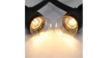 E27 dimbare led lamp | 2W | 2650K | Led in bodem | Ø45 | Geschikt voor prikkabel