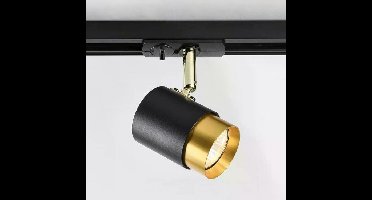 1-fase railspot Lexi | GU10 fitting | Zwart goud