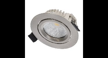 Led inbouwspot Varda Slim Fit 5W zilver | Dim to warm | IP44