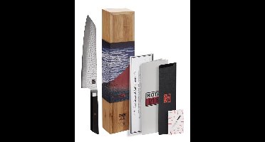 Kiritsuke Chef Mes 20cm - Kotai - Gehamerde Afwerking