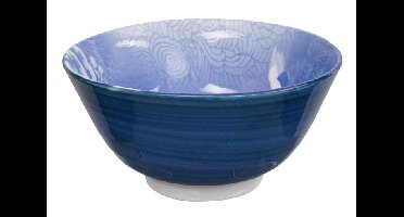 Keramische Kom met Kraanvogel Design - Mixed Bowls - 12.7 x 6.35 cm