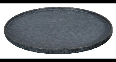 Donkergrijs Dinerbord met Rand - Tokyo Design Studio - Nezumi - 27 x 2.5 cm