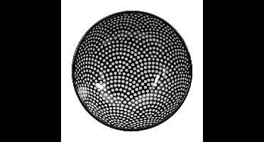 Sauschaaltje Nippon Black - Tokyo Design Studio - Stippen - 9.5 x 3cm