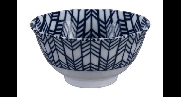 Blauw-witte kom - Mixed Bowls - 350ml - 13x7cm