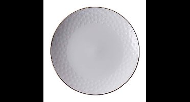 Porseleinen bord met sterrenpatroon - Tokyo Design Studio - Nippon White - 16.5cm
