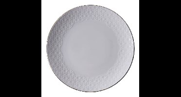 Porseleinen bord met strepen - Tokyo Design Studio Nippon White - 28.5cm