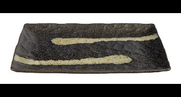 Zwart Rechthoekig Bord - The Oriental Shop - 31 x 17 cm