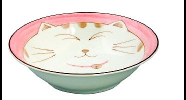 Roze Kawaii Kat Kom - The Oriental Shop - 450ml 16.5cm