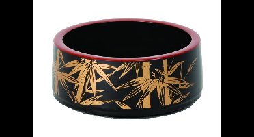 Zwarte Sushi Oke Kaza - Lacqueware - 16 x 6 cm