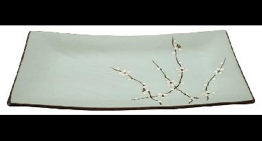 Rechthoekig Bord - Tokyo Design Studio Soshun - Mintgroen - 35 x 19cm
