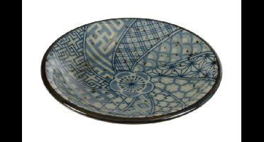 Mashiko Sojasaus Schaal Blauw/Groen - 9.5 x 2cm