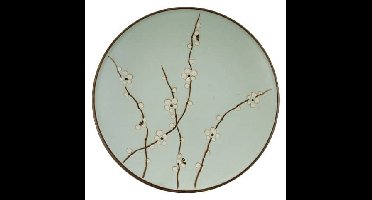 Soshun Bord 29 cm - Tokyo Design Studio - Lichtblauw met Kersenbloesem