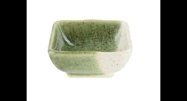 Sojasaus Schaaltje Oribe-stijl Groen/Grijs - 7.5 x 7.5 x 3 cm