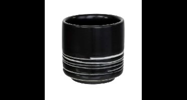 Zwart-witte sake kop - Black Maru - 50ml - 4.5 x 5cm