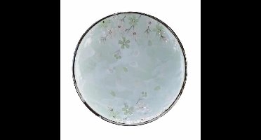 Mintgroen Bord - Green Cosmos - Ø 19.5cm