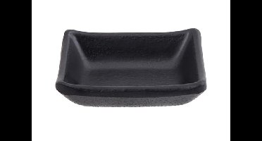 Zwart Saus Schaaltje - Melamine - 50ml - 9.2 x 6.9 x 3.1cm