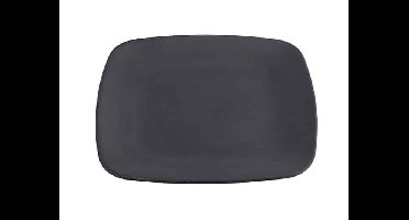 Zwart Vierkant Bord - Melamine - 14.3 x 14.3 x 1.7cm