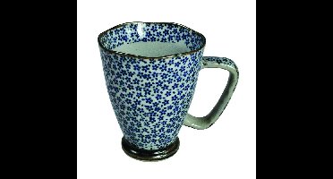Blauw/Grijze Mok - The Oriental Shop - 400ml - 9 x 11cm
