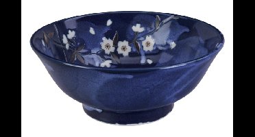 Japanse Noodles Kom - Blue Sakura - Tokyo Design Studio - 1200ml - 21x9cm