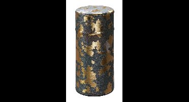 Roestvrij Stalen Theeblik - Tokyo Design Studio - Blauw Goud - 7.4x15.5cm 200gr