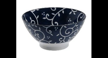 Japanse keramische rijstkom - Tokyo Design Studio - Beni Karakusa - 18x9 cm