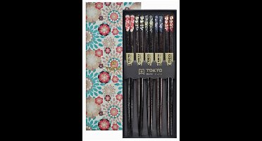 Chopsticks Set Nippon Floral - Tokyo Design Studio - 5 paar