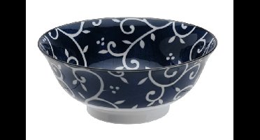 Japanse saladeschaal - Tokyo Design Studio - Beni Karakusa - 21x8.5 cm