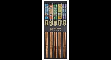 Eetstokjes Set - Tokyo Design Studio - Komisch Design - 5 Paar