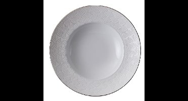 Porseleinen Diep Bord Golven - Tokyo Design Studio Nippon White - 13cm 50ml