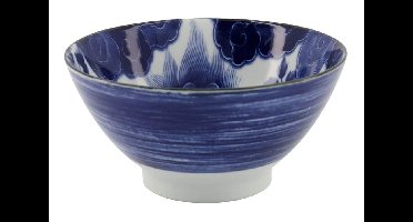 Japanse Porseleinen Ramen Kom - Tokyo Design Studio - Japonism Lion - 1000ml - 17.8x8.8cm