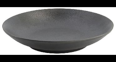 Diep Bord Zwart Keramiek - Tokyo Design Studio Yuzu Black - 25.2x4.7cm